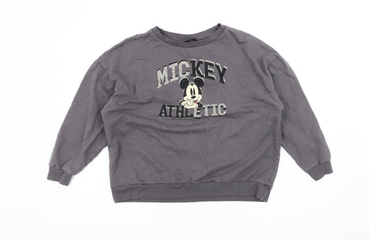 Disney Women’s Grey Mickey Mouse Sweatshirt