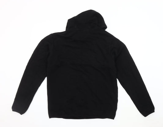 Puma Men's Black Pullover Hoodie M Sports Logo