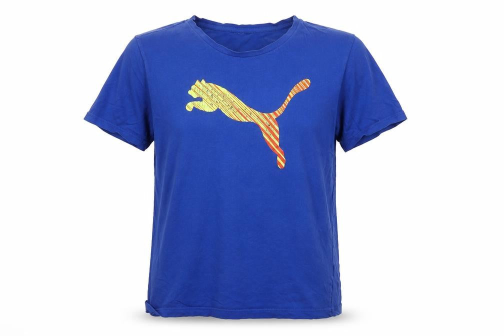 Mens UK Size M PUMA Blue  Cotton T-Shirt