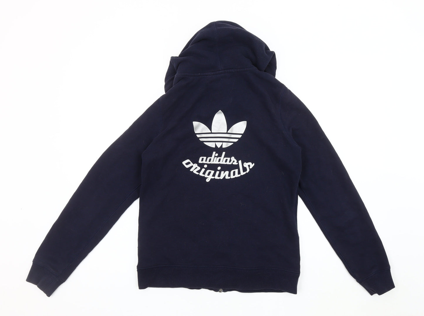 Adidas Women's Blue Hooded Jacket Size 12