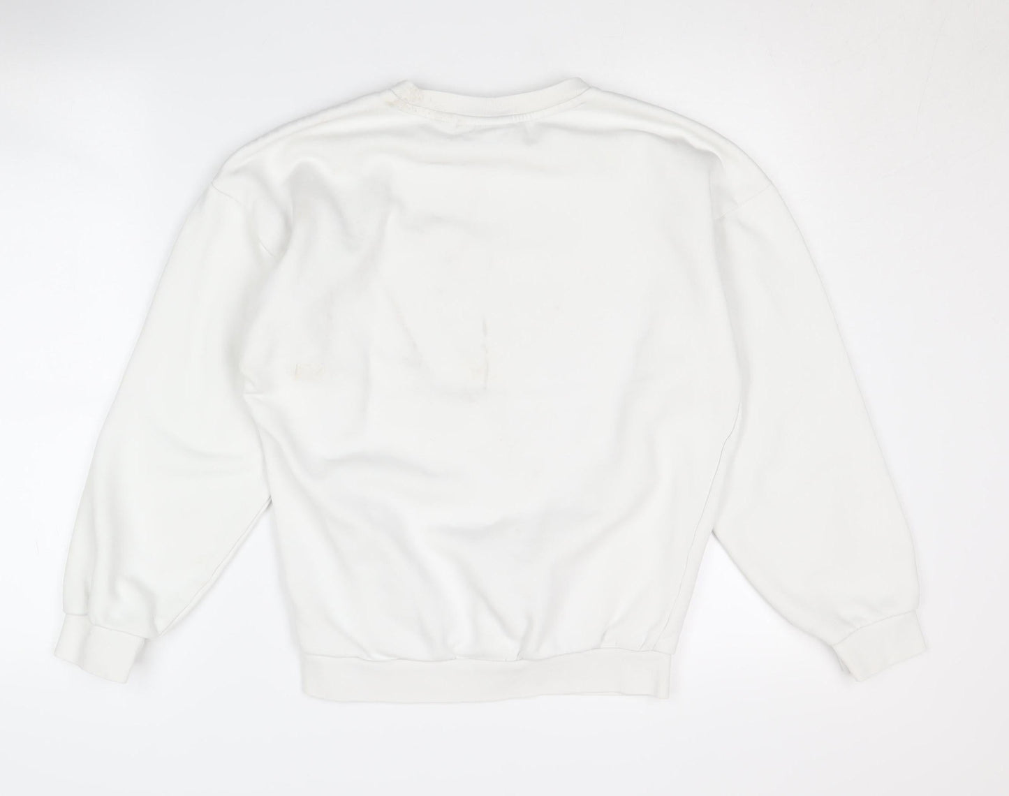 Adidas Women's White Pullover Sweatshirt Size 4