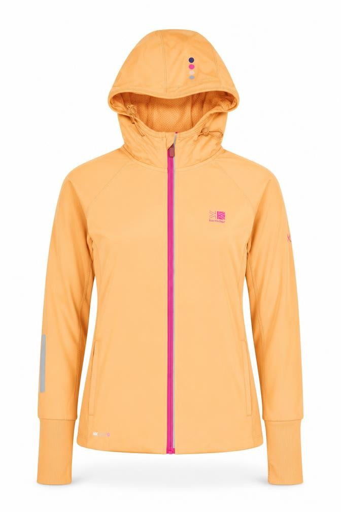 Front view of Karrimor Women's Orange Running Jacket, size 6
