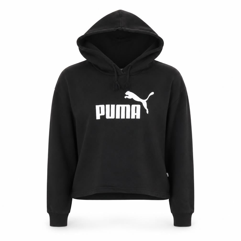 Womens UK 8 Regular PUMA Black Pullover Hoodie