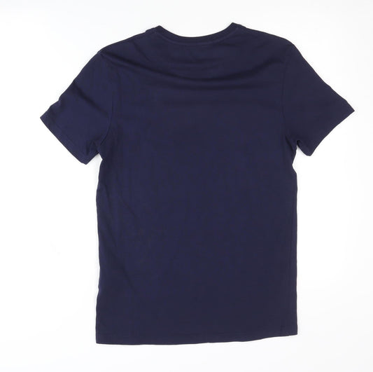 Lyle & Scott Men's Blue Graphic Print T-Shirt XS