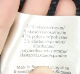 Laura Ashley Women's Black Bermuda Shorts Size 10