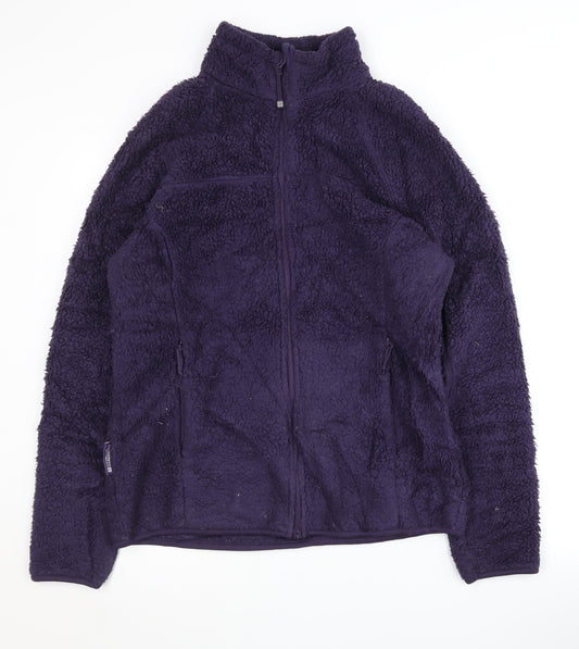 Mountain Warehouse Women's Purple Fleece Jacket Size 12