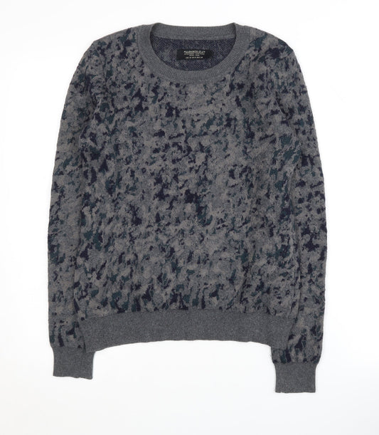 AllSaints Women's Grey Pullover Jumper Size 10