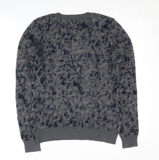 AllSaints Women's Grey Pullover Jumper Size 10