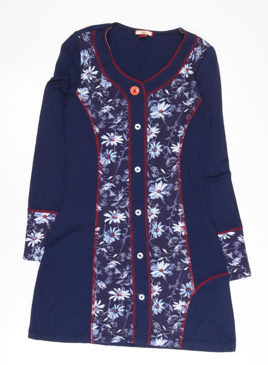 Joe Browns Women's Blue Floral Shirt Dress Size 8