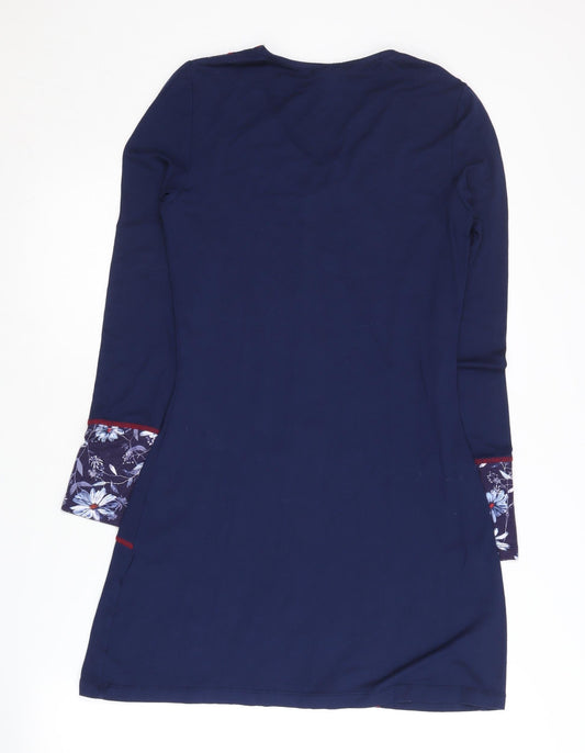 Joe Browns Women's Blue Floral Shirt Dress Size 8