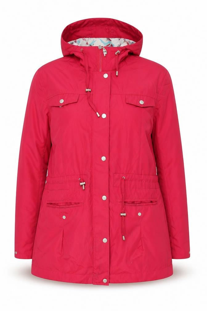 Country Estate Women's Red Parka Jacket Size 16