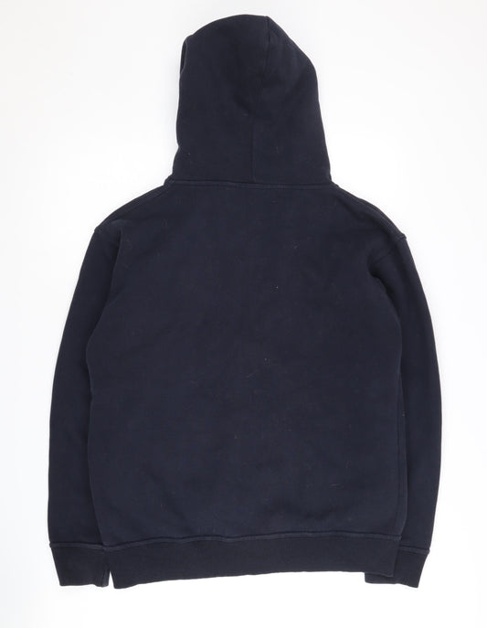 Leicester City Men's Black Full Zip Hoodie S