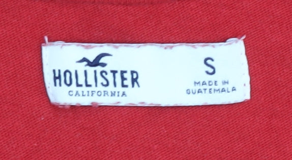 Hollister Women's Red T-Shirt Dress, Size S, Casual
