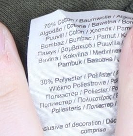 Jack & Jones Mens Green Pullover Hoodie Size M