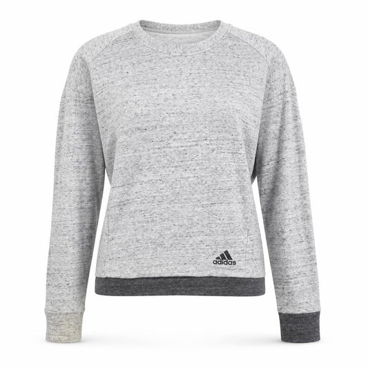 Womens UK XS Slim adidas Grey Pullover Sweatshirt