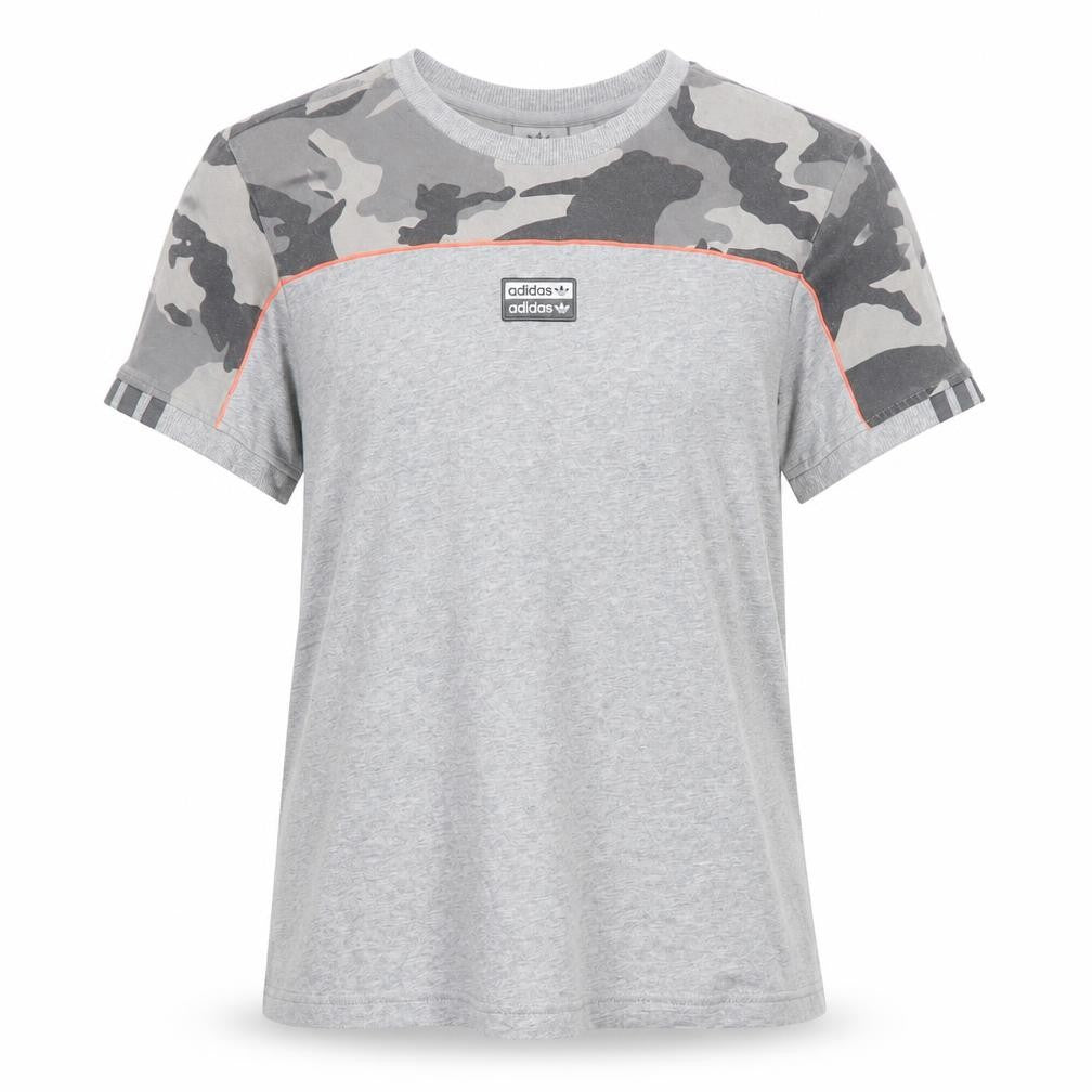 Unisex Adultss UK Size 8 adidas Grey Cotton T-Shirt