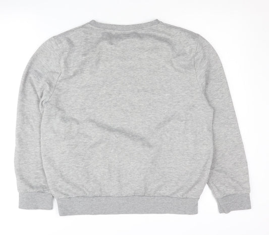 Disney Women's Grey Mickey & Friends Pullover Sweatshirt M