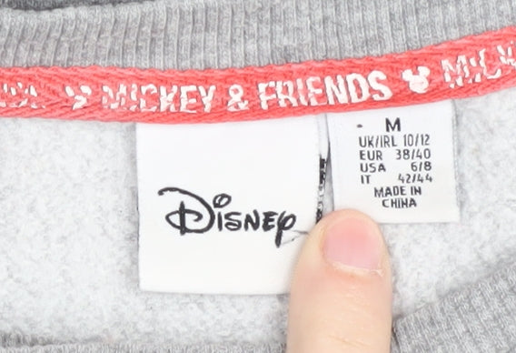 Disney Women's Grey Mickey & Friends Pullover Sweatshirt M