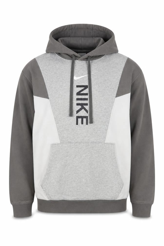 Unisex Adults UK S Regular Nike Grey Pullover Hoodie
