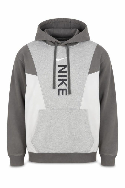 Unisex Adults UK S Regular Nike Grey Pullover Hoodie