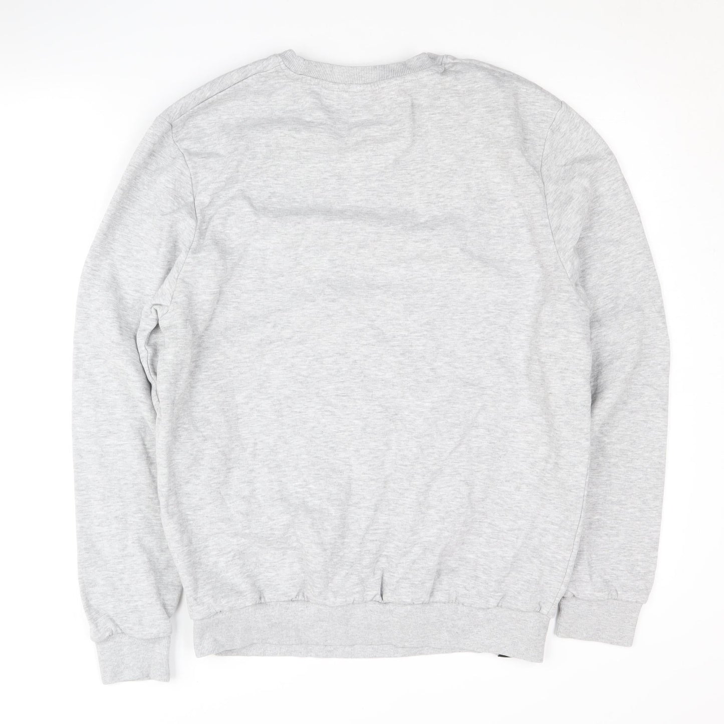 Disney Unisex Grey Sweatshirt M Mickey Mouse Logo Pullover