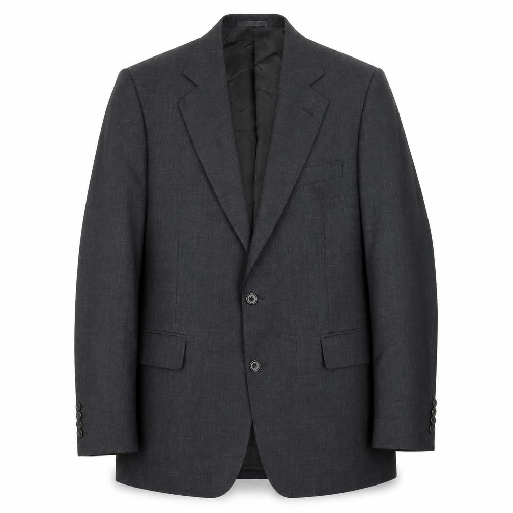 Mens 40 Chest Regular Austin Reed Grey Two-Button Blazer