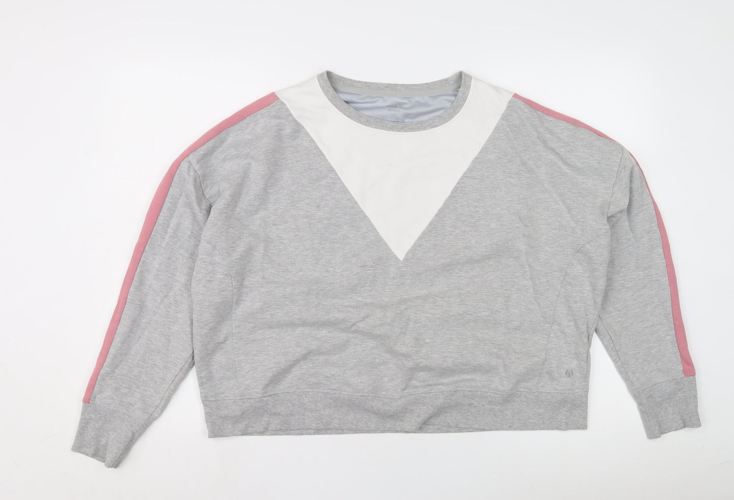 Marks and Spencer Women's Grey Pullover Sweatshirt, Size 18