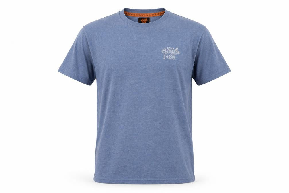 It's a dog's life Blue Men's L T-Shirt - Graphic Print