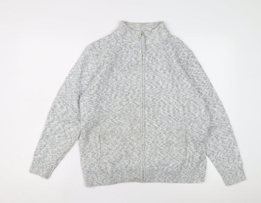 Honor Millburn Women's Grey Knit Jacket Size 14
