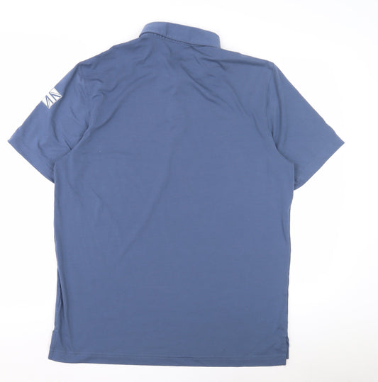 Adidas Men's Blue Team GB Polo M Sports Style