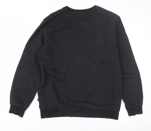 Puma Men's Black Sweatshirt M Pullover Logo