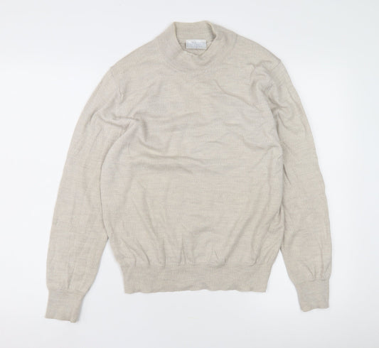 Cotswold Collections Women's Beige Mock Neck Jumper M
