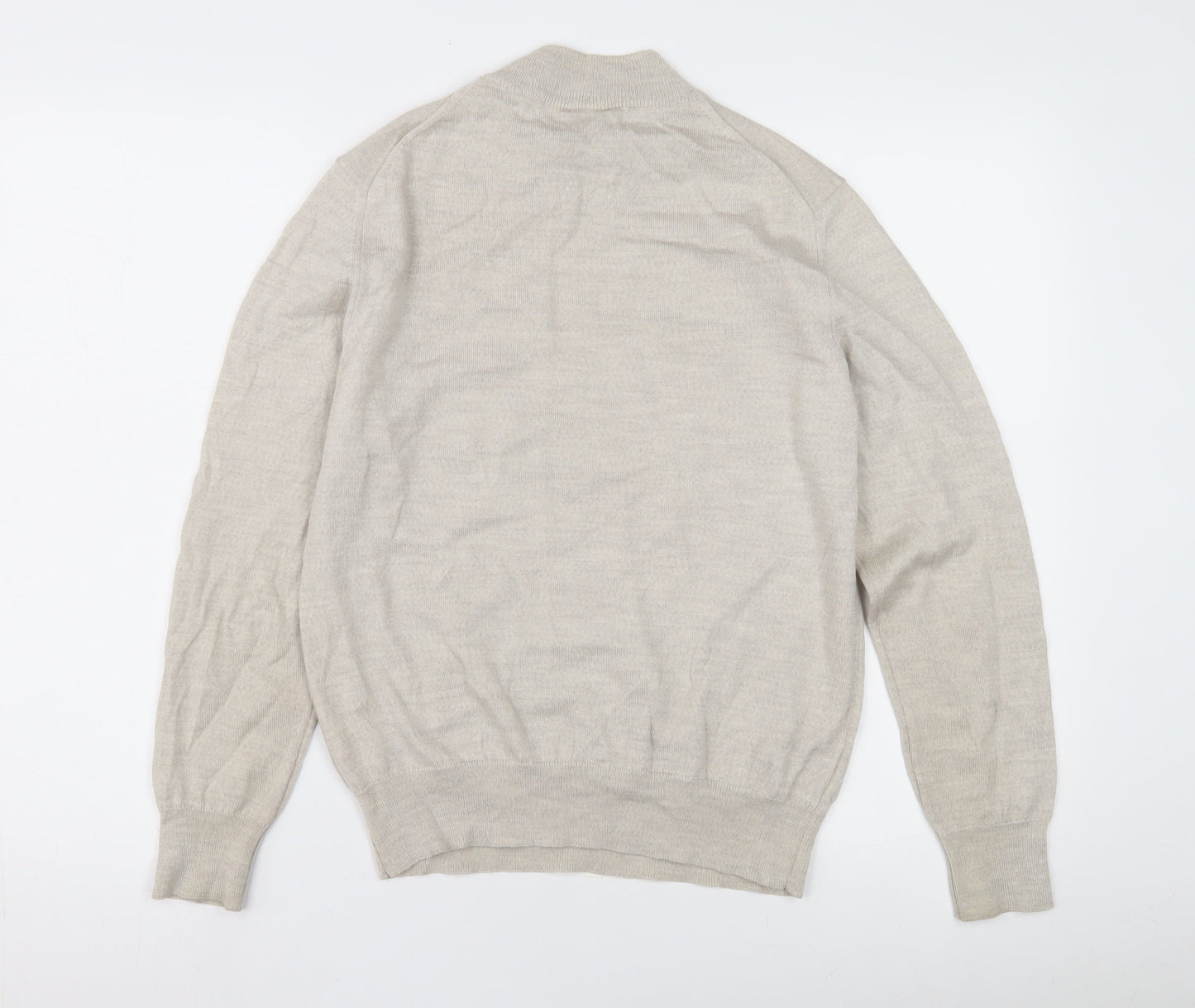 Cotswold Collections Women's Beige Mock Neck Jumper M