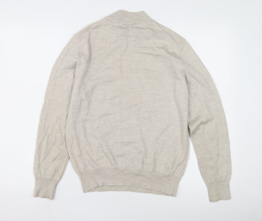 Cotswold Collections Women's Beige Mock Neck Jumper M