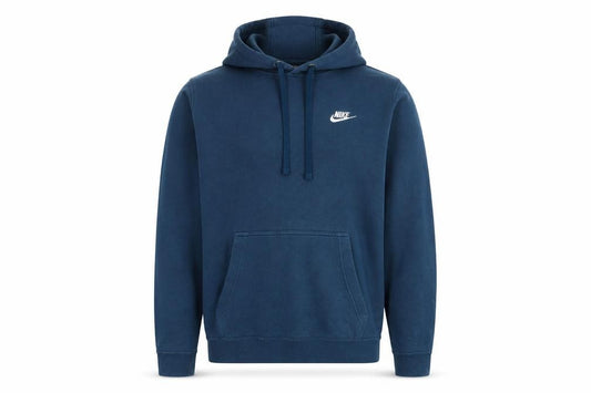 Mens UK XS Regular Nike Blue Pullover Hoodie
