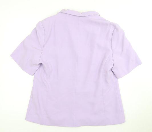 Alexon Women's Purple Suit Jacket Size 18