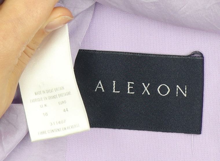 Alexon Women's Purple Suit Jacket Size 18