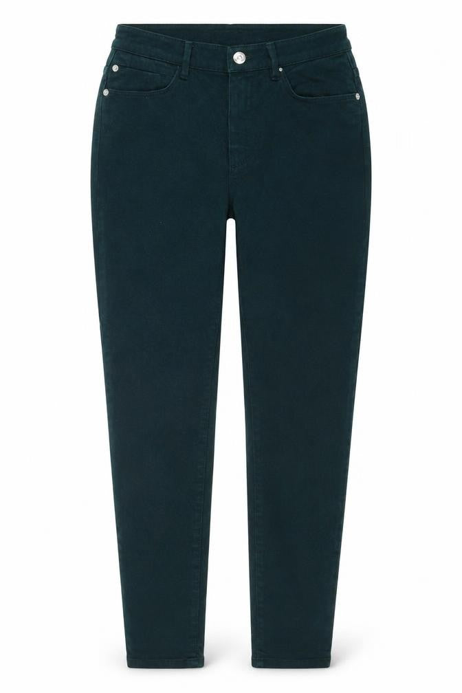 Front view of Massimo Dutti Women's Green Skinny Jeans, size 8