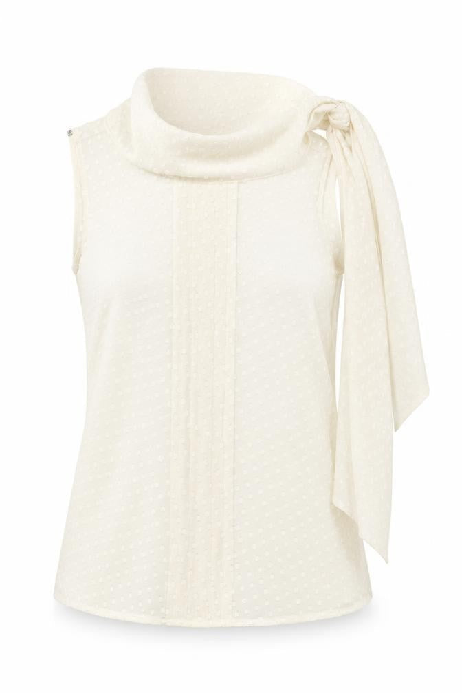 Womens UK Size 2 Banana Republic Ivory Polyester Blouse