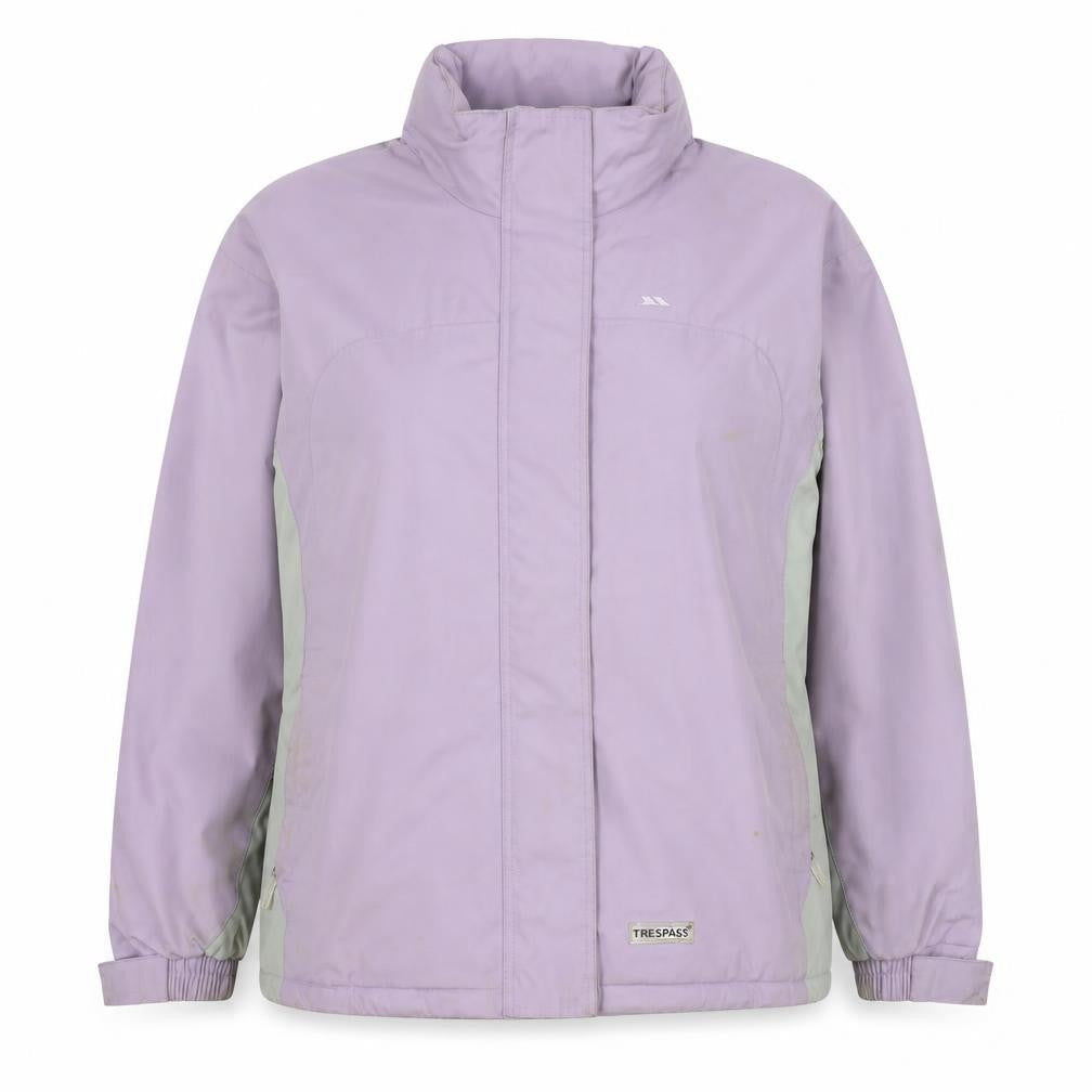 Womens UK Size L Regular Trespass Purple Polyester Blend Jacket