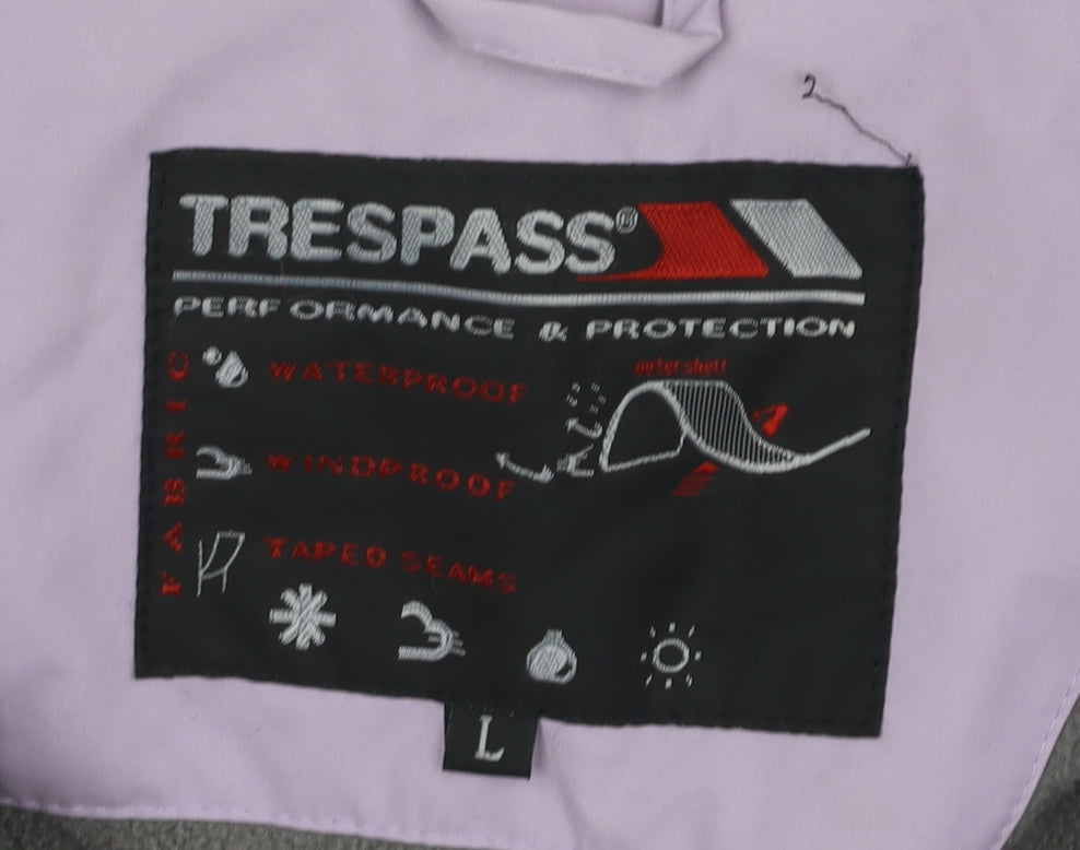 Trespass Women's Purple Waterproof Jacket L