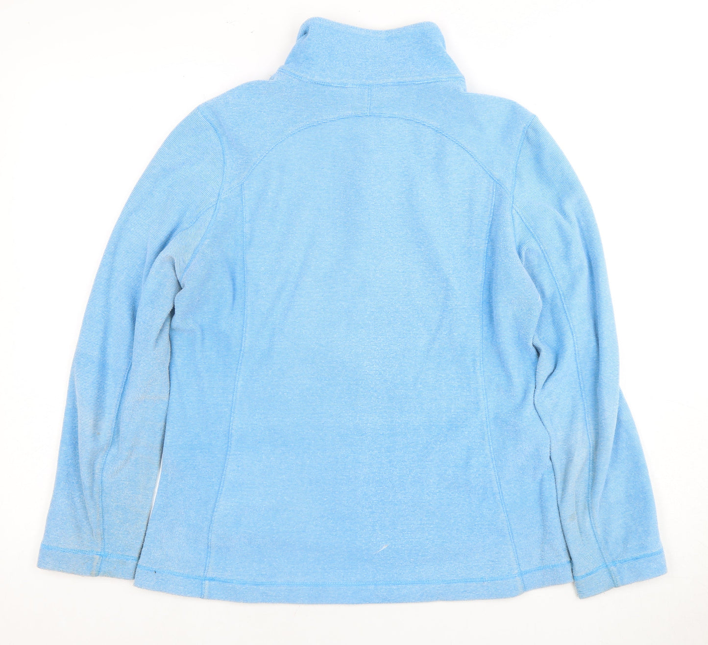 Gelert Women's Blue Zip Pullover Sweatshirt, Size 10
