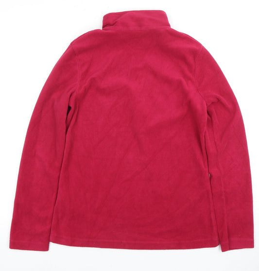 Regatta Women's Red Fleece Pullover Sweatshirt Size 12