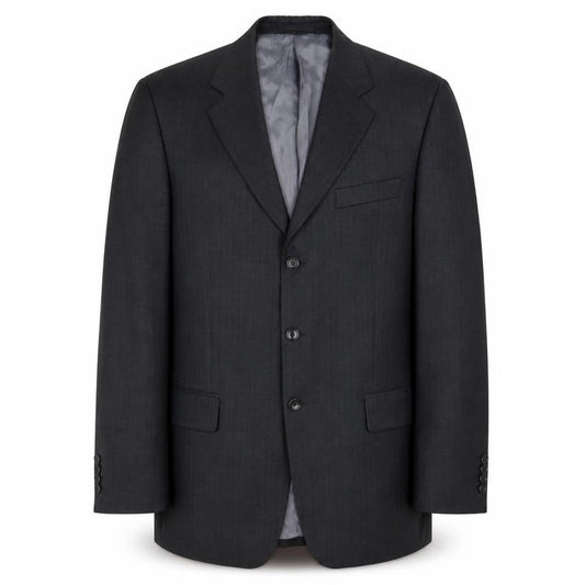 Mens 40 Chest Regular Austin Reed Grey Three-Button Blazer