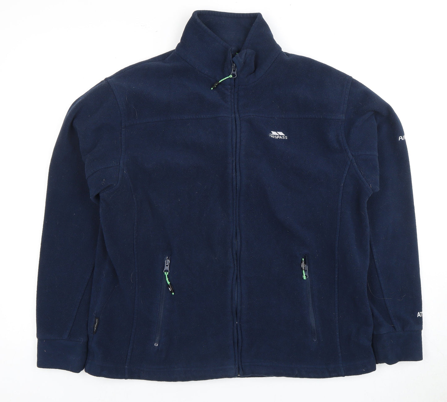 Trespass Mens Blue Fleece Jacket M Full Zip Casual