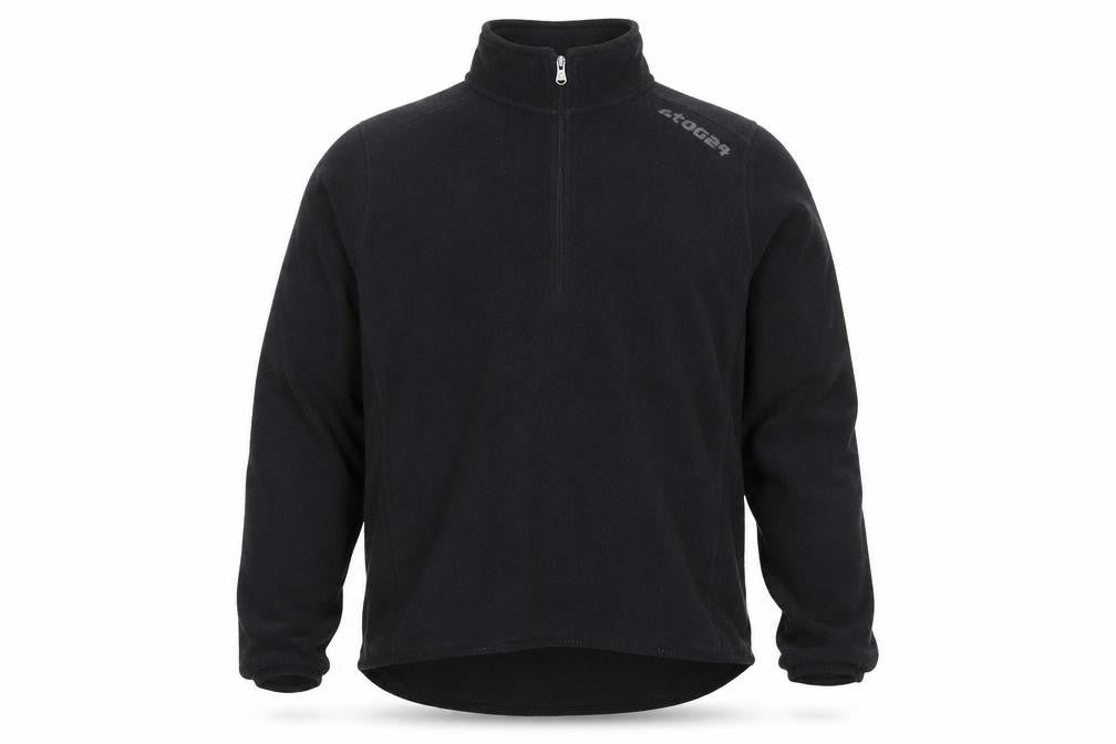 Mens UK M Regular TOG24 Black Full Zip Sweatshirt