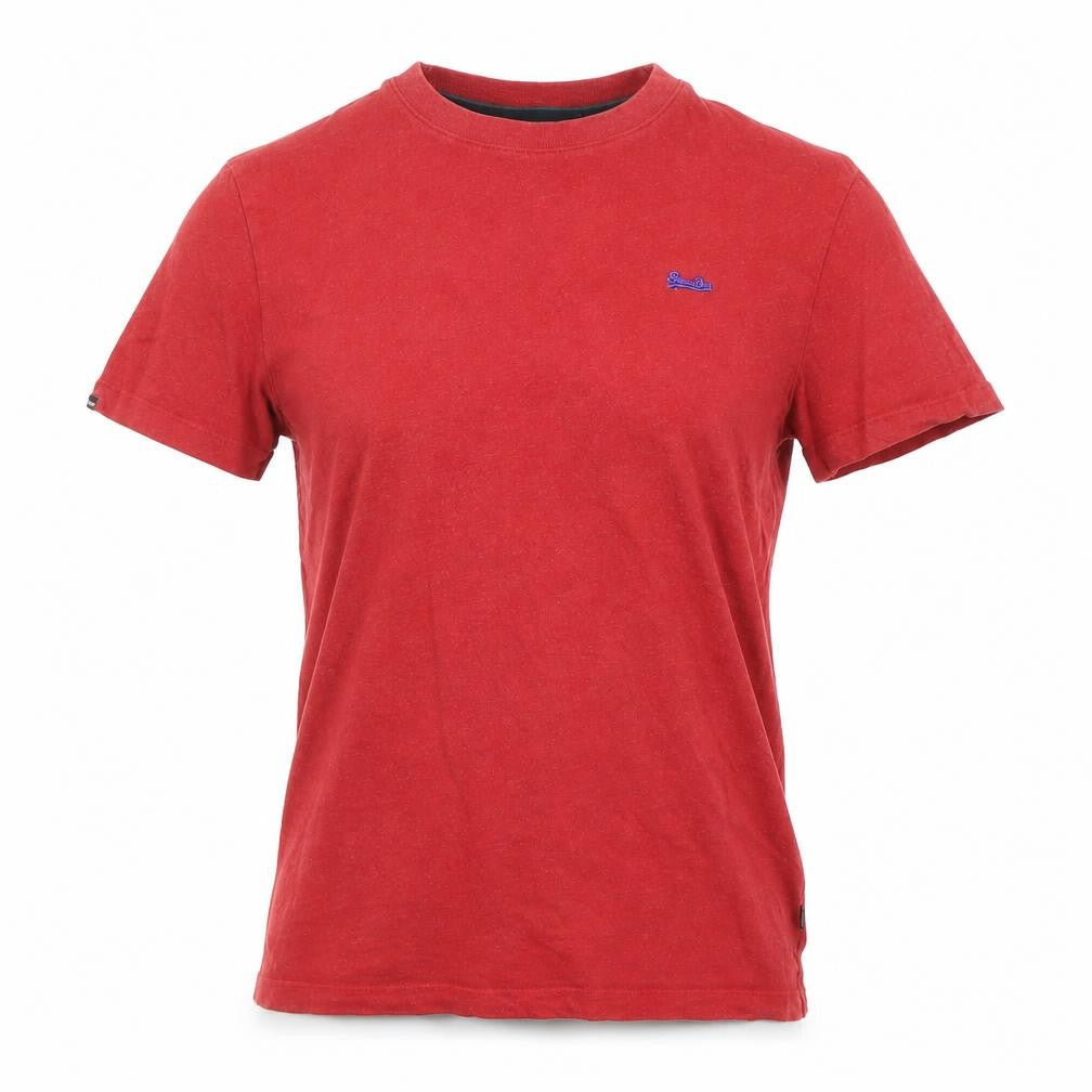 Mens UK Size S Superdry Red  Cotton T-Shirt