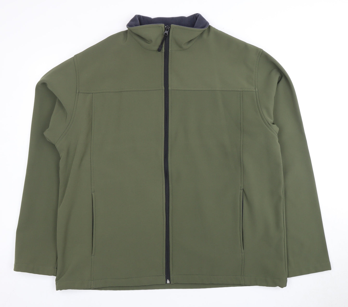 James Pringle Men's XL Green Zip Casual Jacket