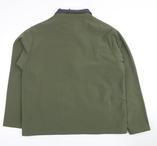 James Pringle Men's XL Green Zip Casual Jacket