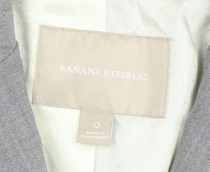 Banana Republic Women's Grey Wool Suit Jacket M
